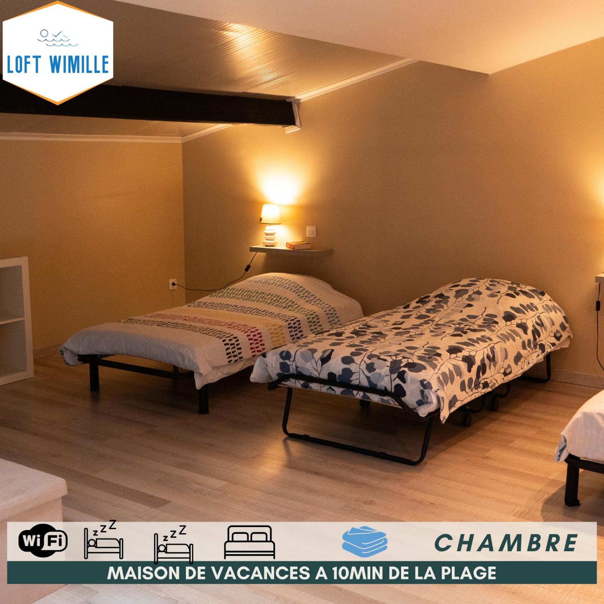 Loft Spacieux A Wimille, Proche De Nausicaa Et Des Plages, 8 Couchages Экстерьер фото
